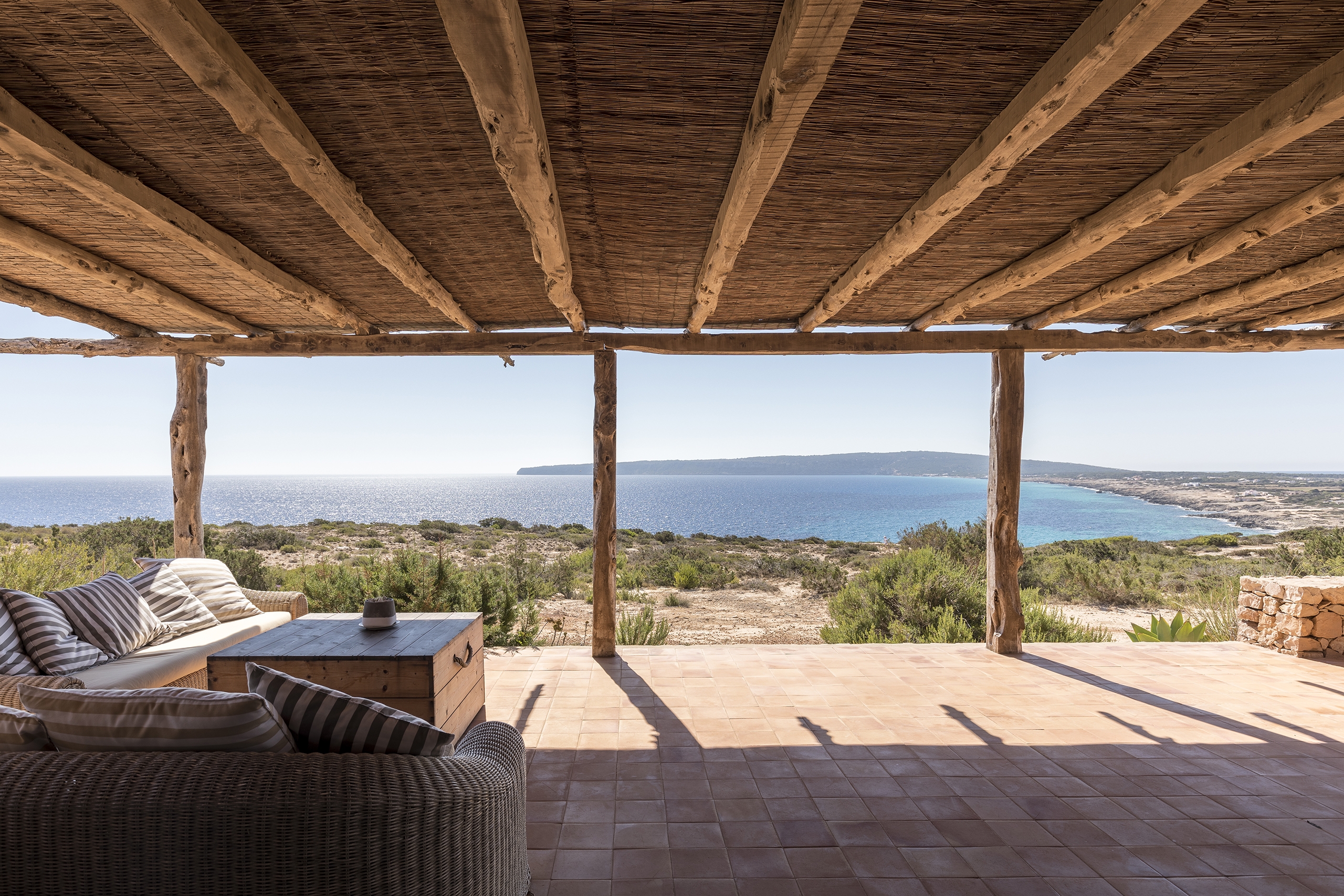 Veduta Formentera da immobile
