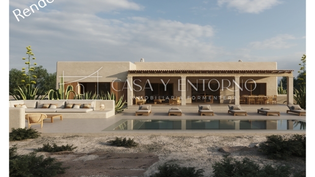 Villa de lujo en Formentera. Elegancia y naturaleza en Es Cap de Barbaria..